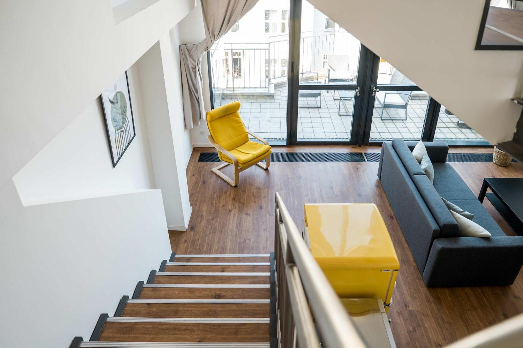 ベルリンFantastic Loft With Balconyアパートメント エクステリア 写真